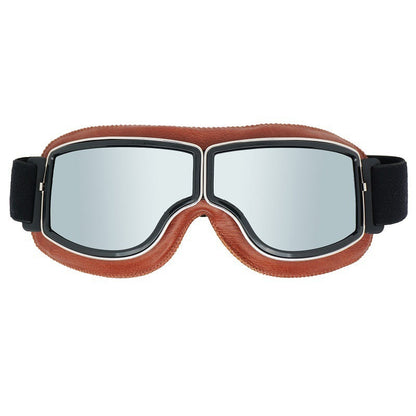 Retro Motorradbrille für Herren – stylische Pilotenbrille mit UV-Schutz, polarisiert, modisches Vintage-Design