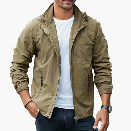 Herren Cargo Sommerjacke – Wasserdichte Outdoor Freizeitjacke im Casual Stil