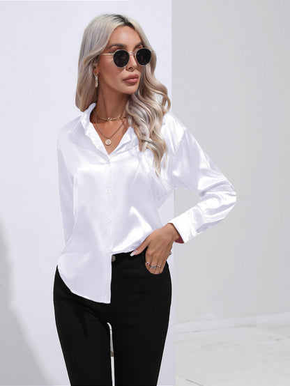 Hayley – Satinbluse für Damen