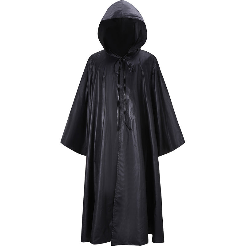 Halloween Unisex Kapuzenumhang – Mystischer Mantel für Halloween-Kostüm & Gruselige Partys