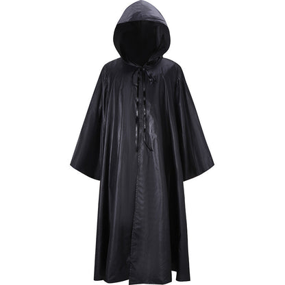 Halloween Unisex Kapuzenumhang – Mystischer Mantel für Halloween-Kostüm & Gruselige Partys