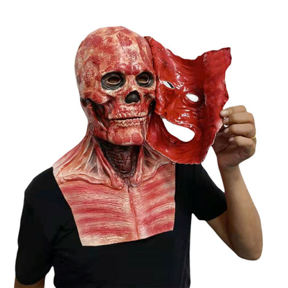 Halloween Latex Clown Maske für Erwachsene – Gruseliges Horror-Kostüm für Partys & Deko