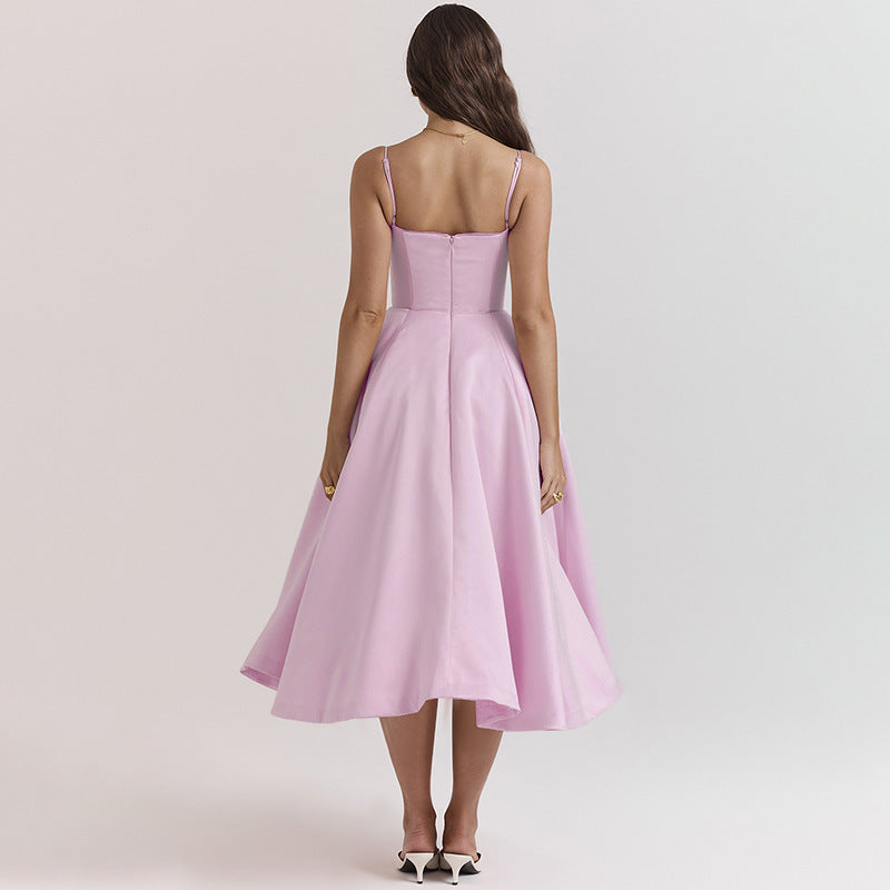Georgina – Figurbetontes Korsettkleid mit Stahlring und Schwingrock
