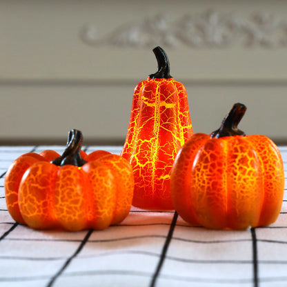 Halloween LED Kürbis Deko – Leuchtende Kürbis-Lampen für gruselige Halloween-Atmosphäre & Party