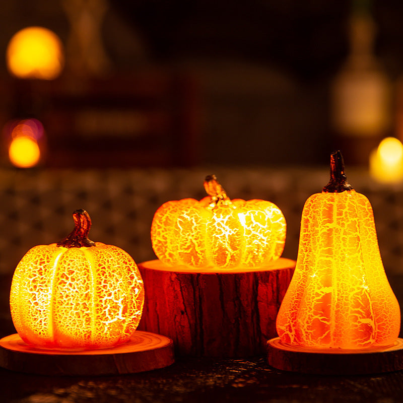 Halloween LED Kürbis Deko – Leuchtende Kürbis-Lampen für gruselige Halloween-Atmosphäre & Party