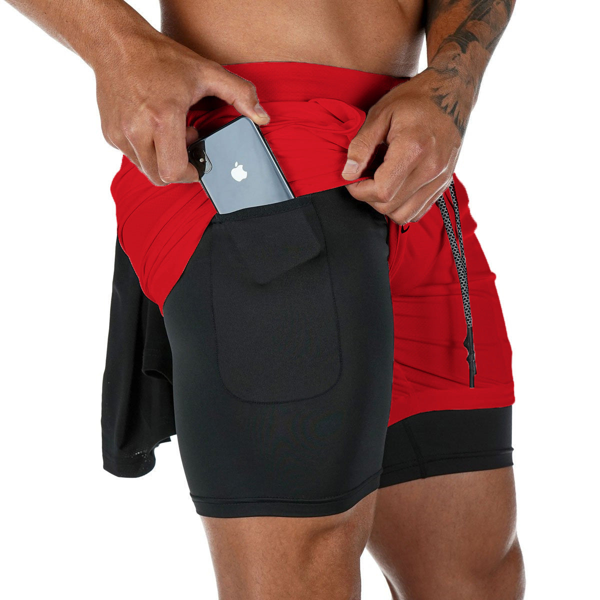 Justin – Locker geschnittene Herren-Laufshorts für Sport und Freizeit