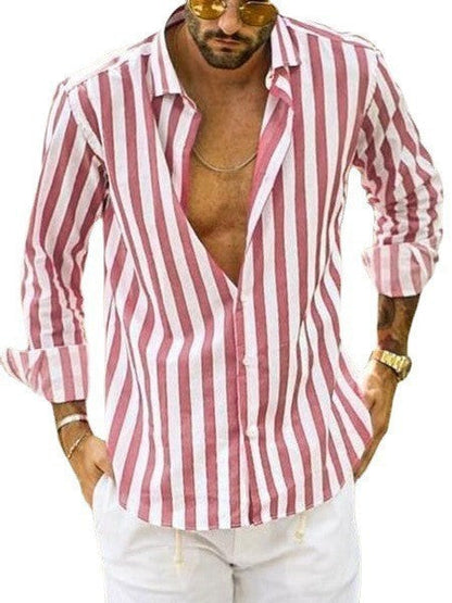 Herren Freizeithemd mit Streifen – Lässiger Look für Urlaub & Alltag
