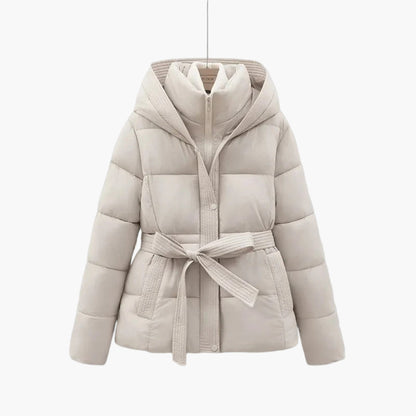 Damen Winter Parka mit Gürtel – Modischer Steppmantel für kalte Tage