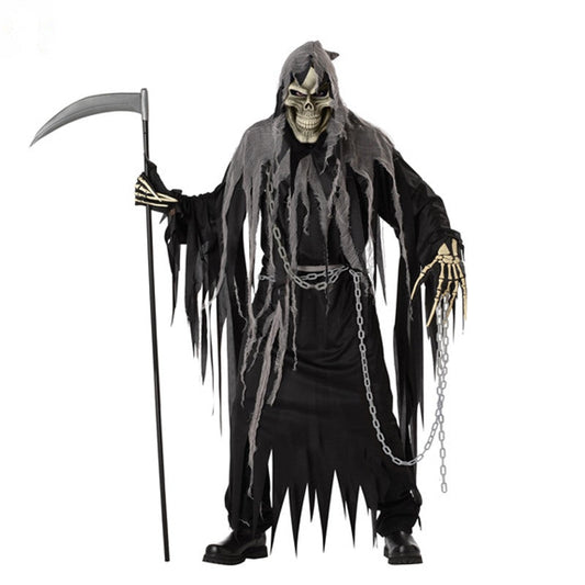 Halloween Sensenmann Kostüm für Erwachsene – Gruseliges Party- und Deko-Outfit