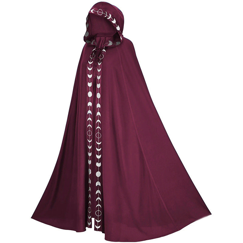 Halloween Umhang mit Kapuze – Mystischer Mantel für Damen und Herren – Perfekt für Kostüme & Partys