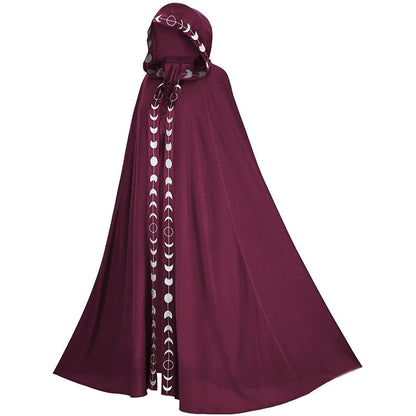 Halloween Umhang mit Kapuze – Mystischer Mantel für Damen und Herren – Perfekt für Kostüme & Partys