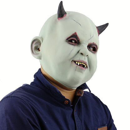 Halloween Maske für Erwachsene – Gruselige Vampir-Dämonenmaske für Kostümpartys & Deko