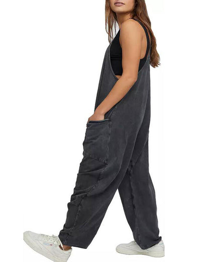 Jane – Lässiger Damen-Jumpsuit mit Reißverschlusstasche