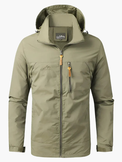 Herren Outdoor-Kapuzenjacke – Sportliche Übergangsjacke mit Brusttasche