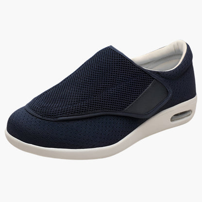 Herren Orthopädische Komfortschuhe für Diabetiker – Weite Passform, Einfacher Einstieg, Alltag & Freizeit