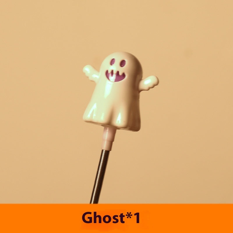 Halloween Leuchtender Handkurbel-Zauberstab für Kinder – Party- und Kostüm-Accessoire