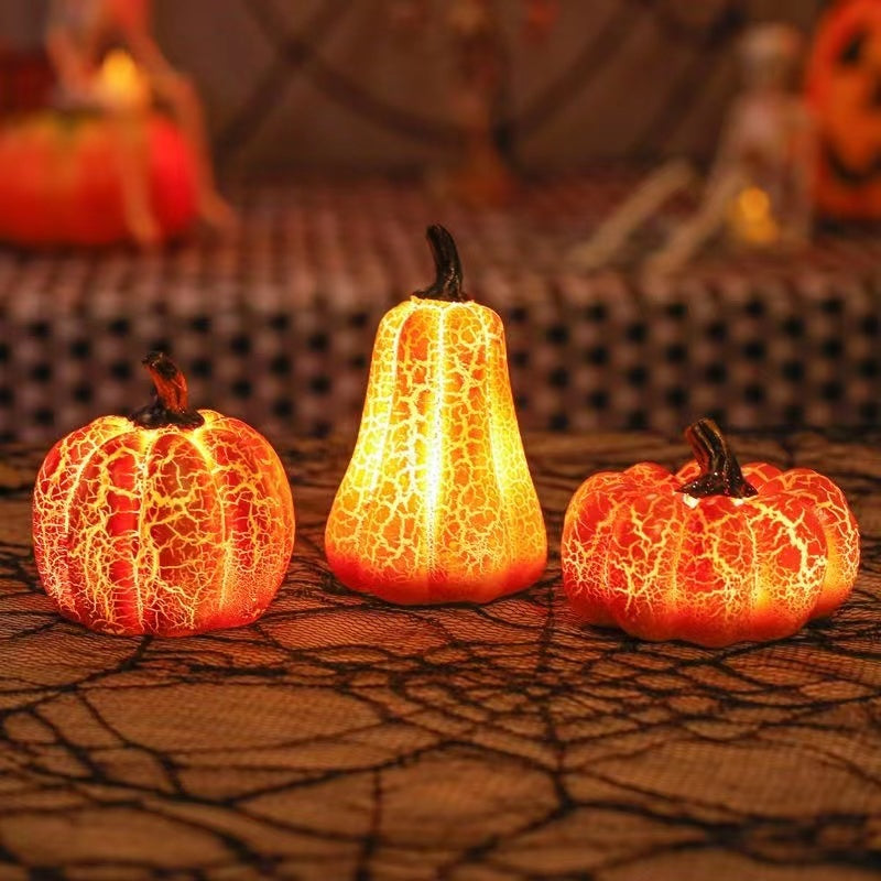 Halloween LED Kürbis Deko – Leuchtende Kürbis-Lampen für gruselige Halloween-Atmosphäre & Party