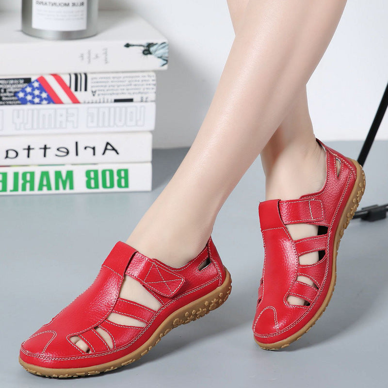 Wendy – Retro Damen Casual Schuhe mit weicher Sohle und Klettverschluss