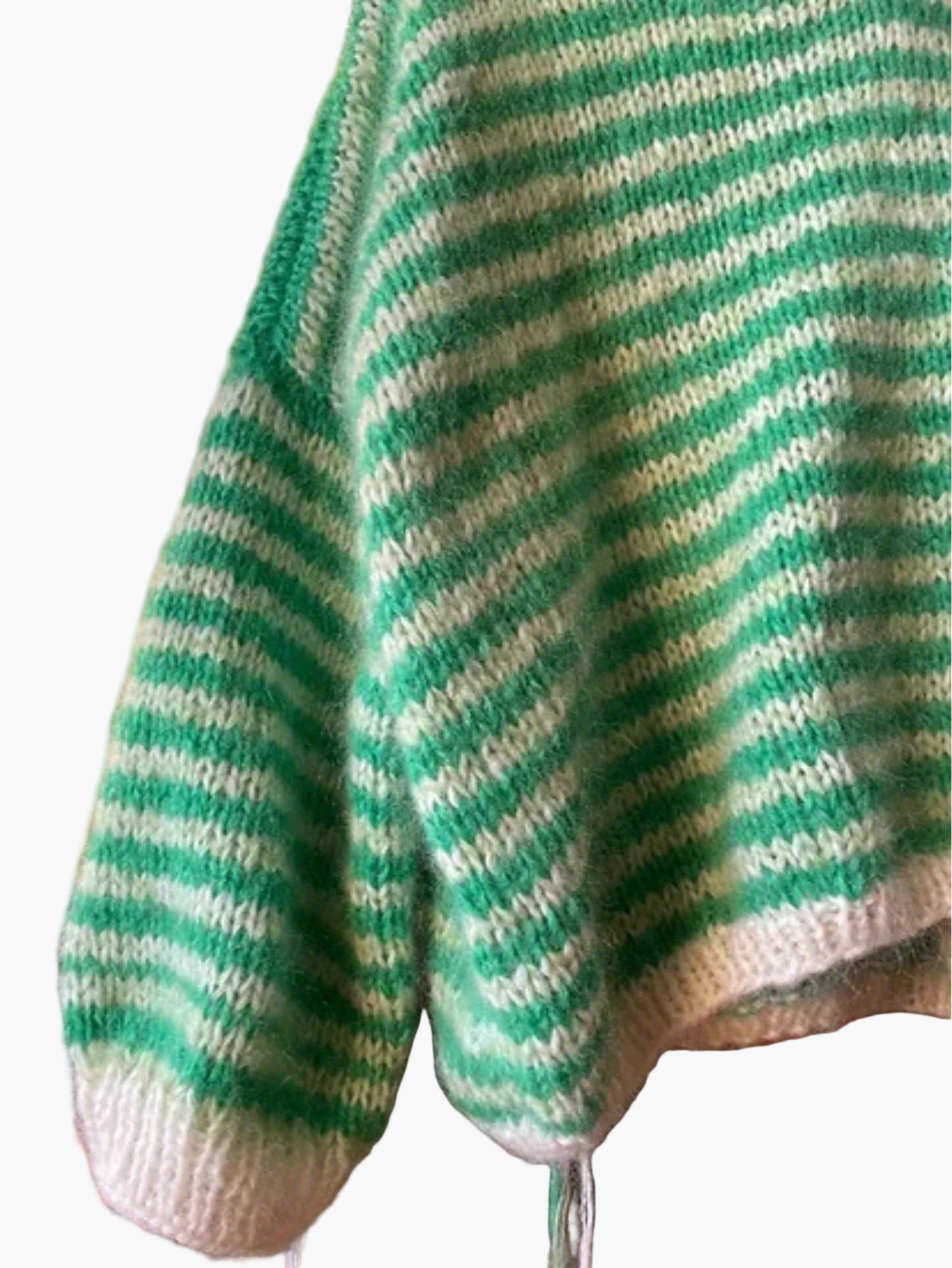 Damen Strickpullover im lässigen Streifen-Look für Herbst und Winter