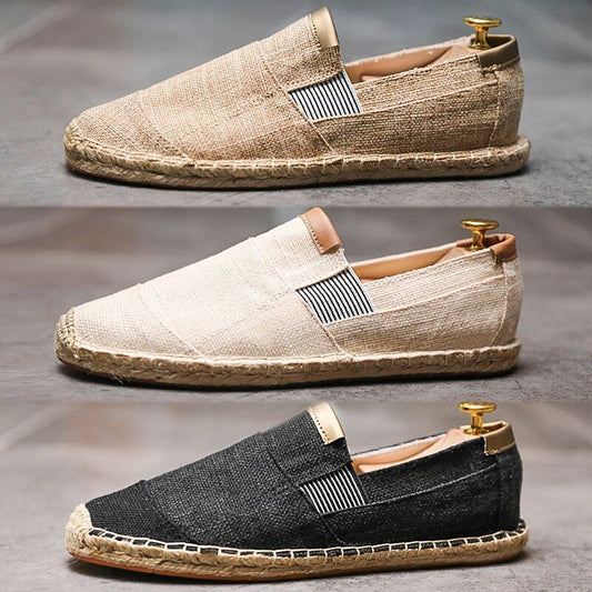 John – Handgemachte Leinenschuhe aus Stroh