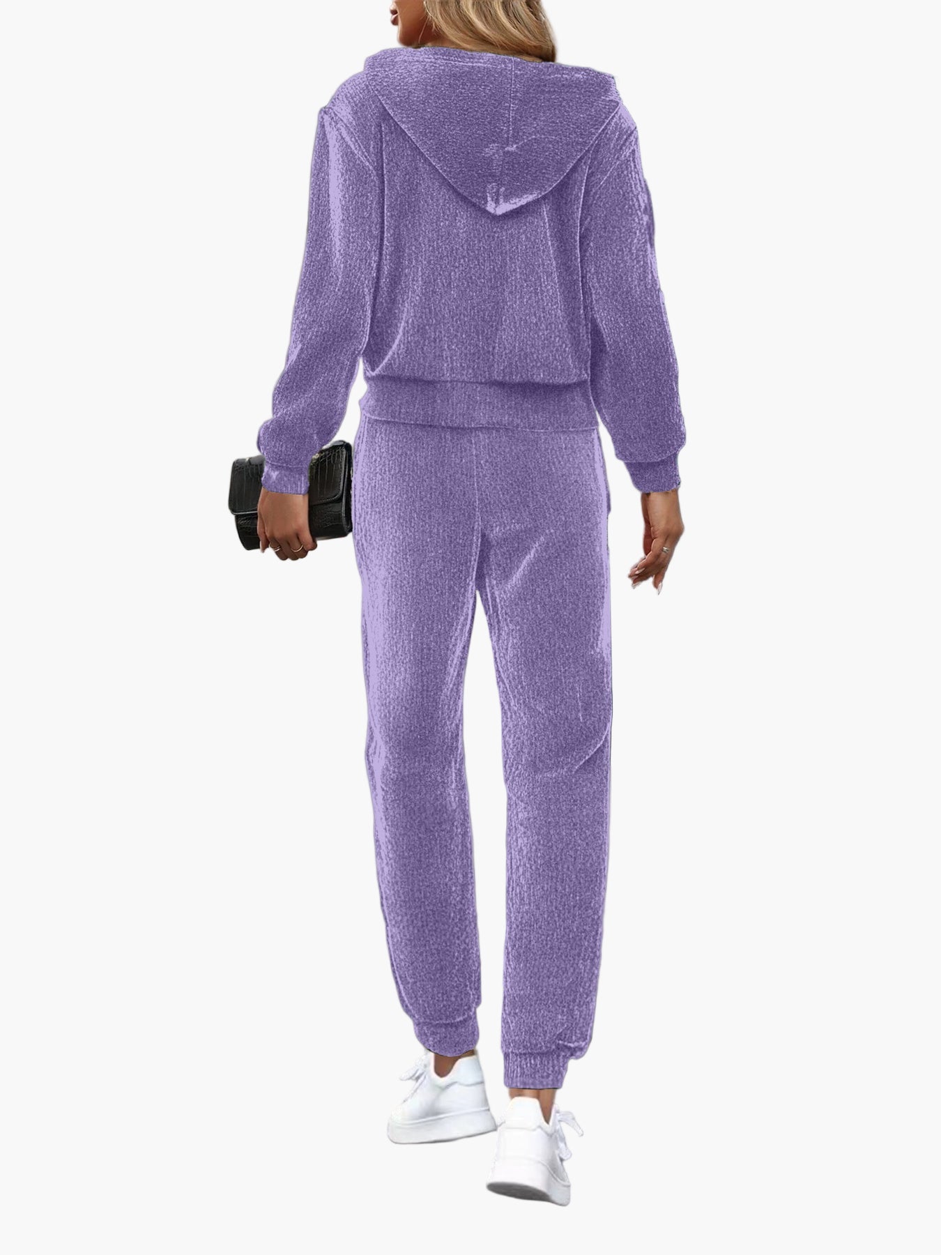 Damen Trainingsanzug Set – Sportlicher Freizeit-Look mit Kapuzenpullover und Jogginghose, ideal für Alltag und Fitness