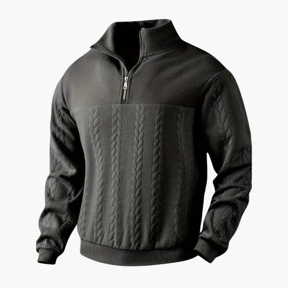 Herren Strickpullover Half-Zip Modern Style – Eleganter Freizeit- & Business-Look