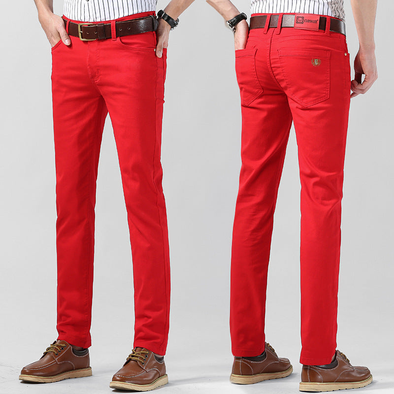 Allan – Stretch Herren Freizeit Hose mit farbenfrohem Design