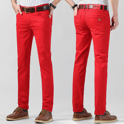 Allan – Stretch Herren Freizeit Hose mit farbenfrohem Design