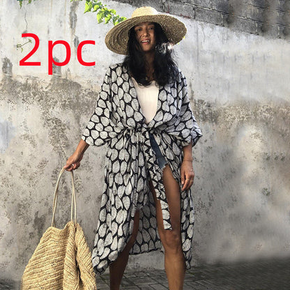 Nicole – Polyester Damen Strandkleid mit UV-Schutz