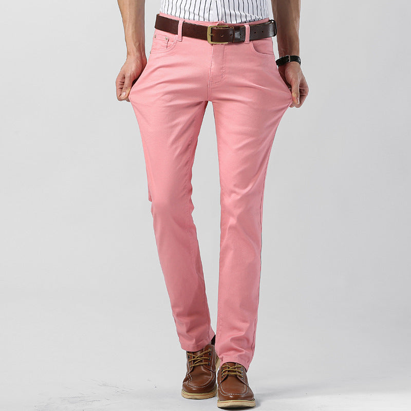 Allan – Stretch Herren Freizeit Hose mit farbenfrohem Design