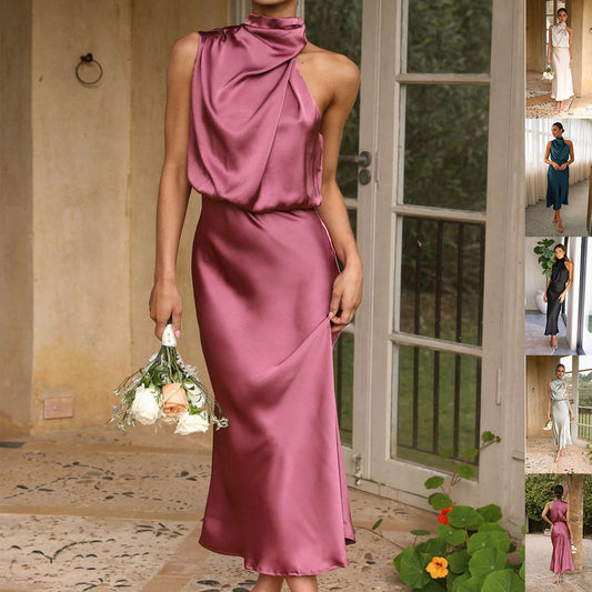 Gabrielle – Ärmelloses Halterneck-Kleid für Damen