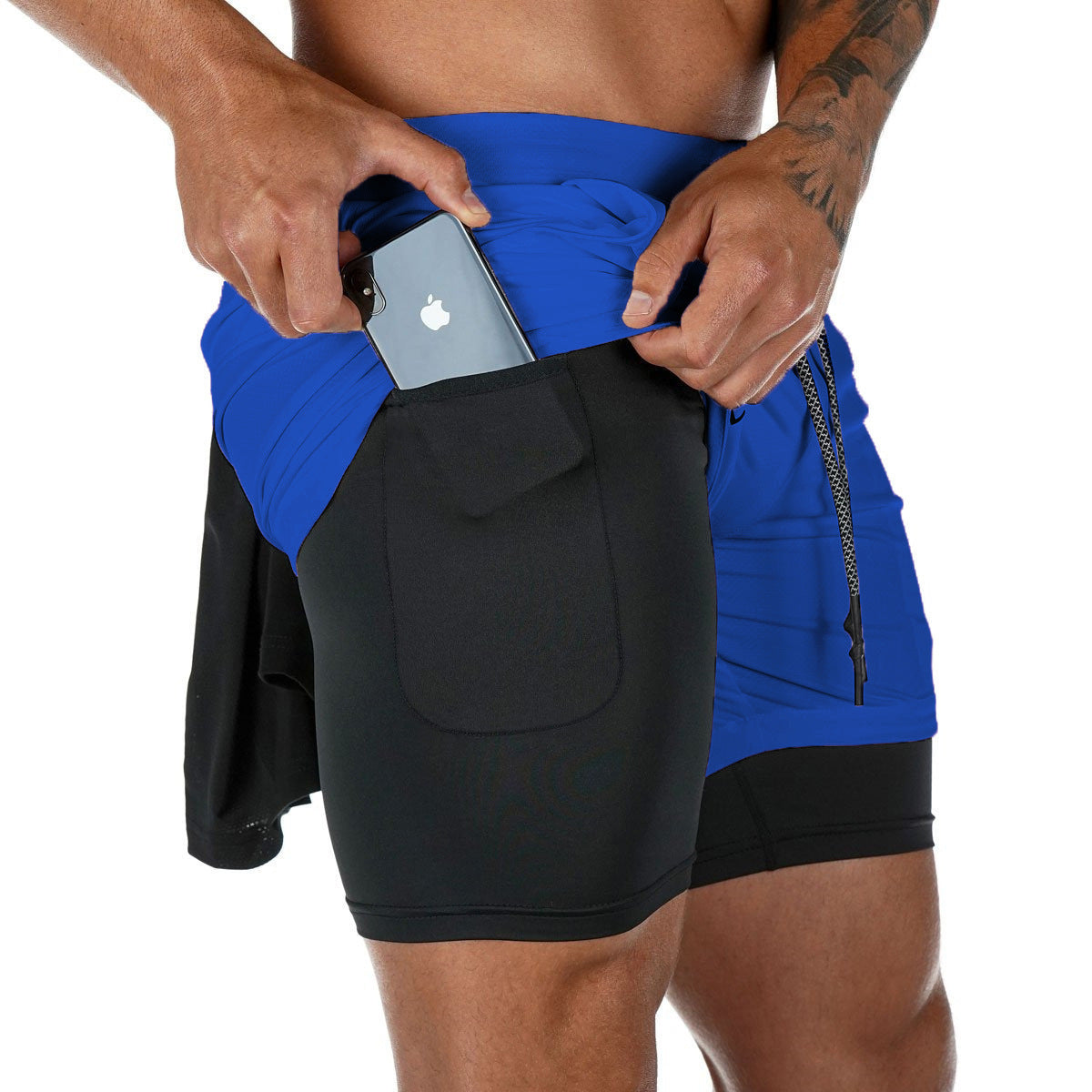 Justin – Locker geschnittene Herren-Laufshorts für Sport und Freizeit