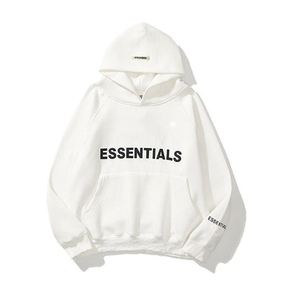 Unisex ESSENTIALS Pullover-Hoodie mit Print – Streetwear Casual
