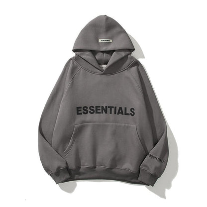 Unisex ESSENTIALS Pullover-Hoodie mit Print – Streetwear Casual