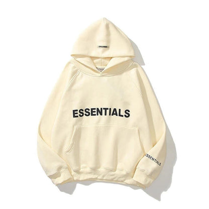 Unisex ESSENTIALS Pullover-Hoodie mit Print – Streetwear Casual