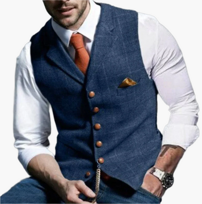 Elegante Herren Weste im modernen Business- und Freizeitstil