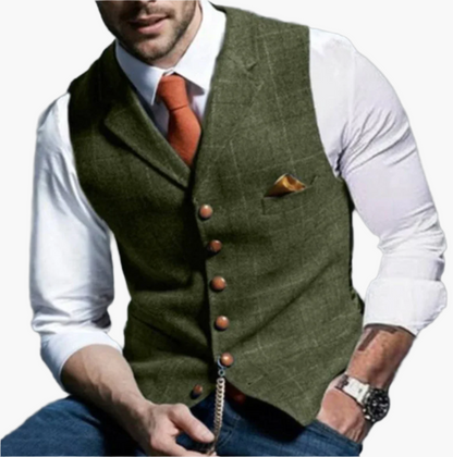 Elegante Herren Weste im modernen Business- und Freizeitstil
