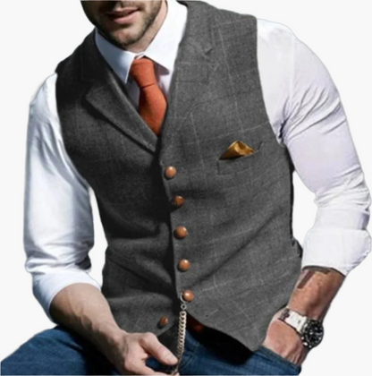 Elegante Herren Weste im modernen Business- und Freizeitstil