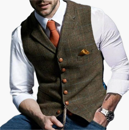 Elegante Herren Weste im modernen Business- und Freizeitstil