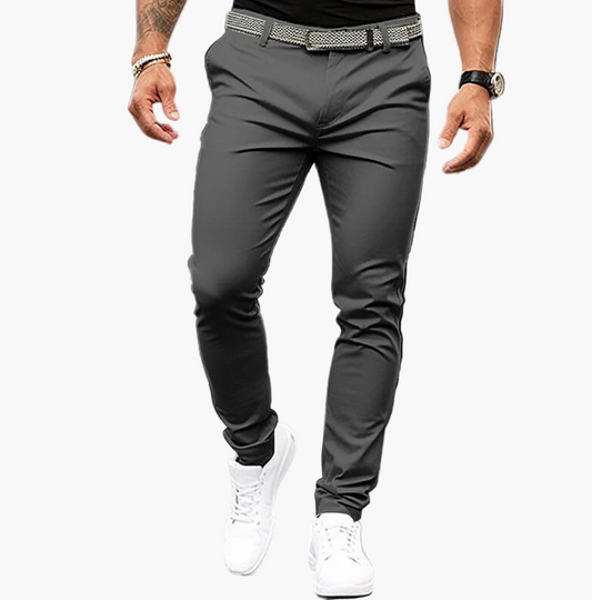 Herren Stretch Chinohose Slim Fit – Stilvolle Business & Freizeit Hose