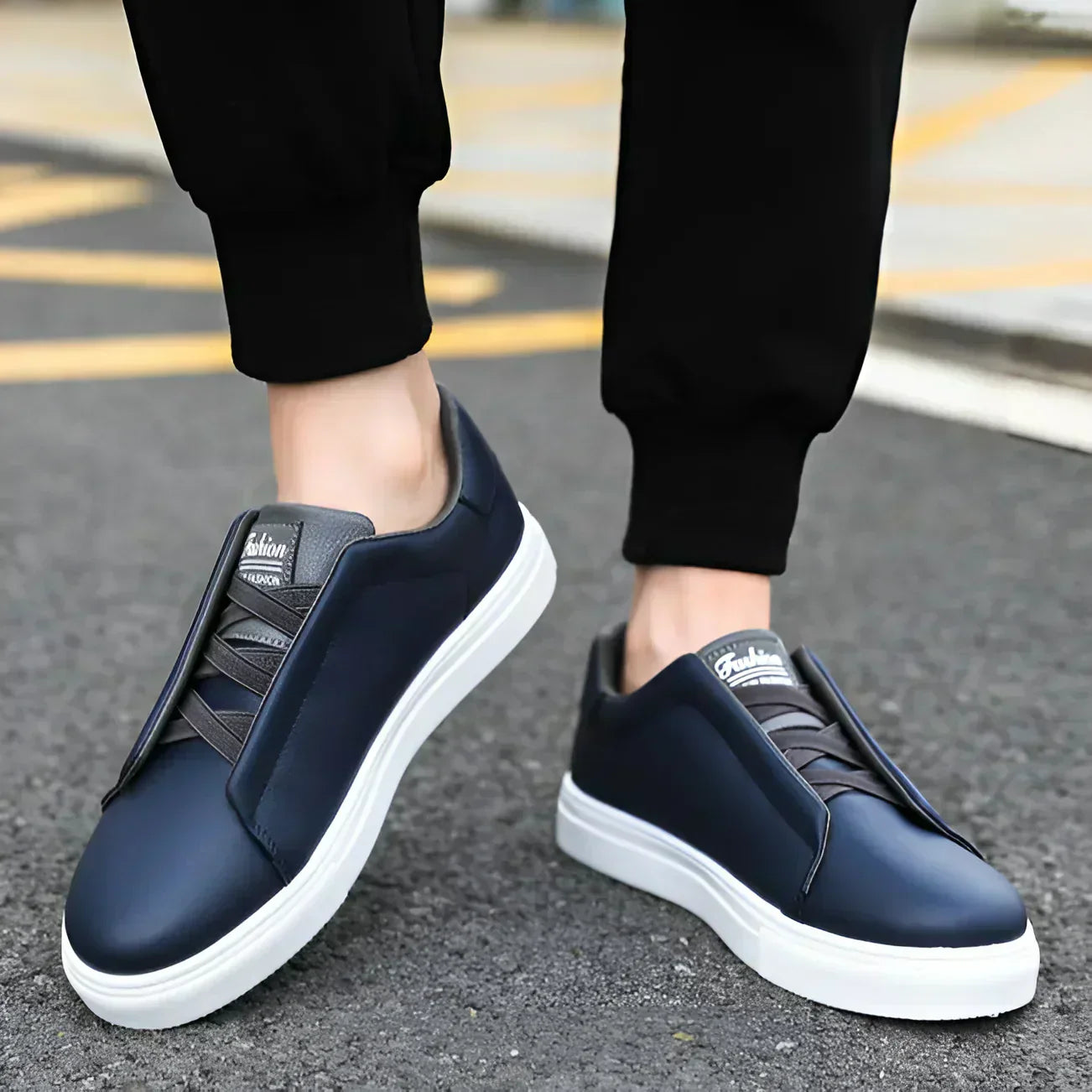 Herren Sneaker Klassisch Stilvoll Bequem für Alltag und Büro