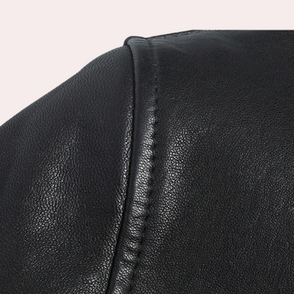 Herren Veganlederjacke – Klassischer Biker-Stil, Vielseitig für Alltag und Freizeit