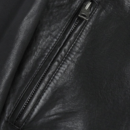 Herren Veganlederjacke – Klassischer Biker-Stil, Vielseitig für Alltag und Freizeit