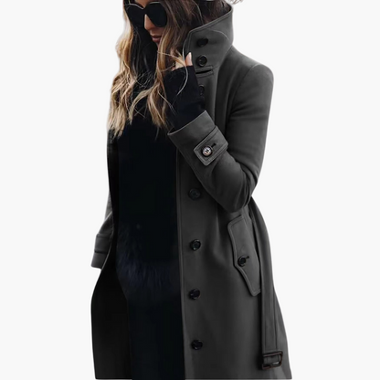 Damen Elegante Trenchcoat Übergangsjacke – Klassisch, Modern, Vielseitig für Alltag und Business
