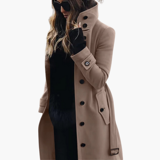 Damen Elegante Trenchcoat Übergangsjacke – Klassisch, Modern, Vielseitig für Alltag und Business