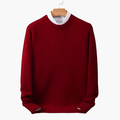Herren Feinstrick Pullover mit Kragen | Eleganter Business & Freizeit Look