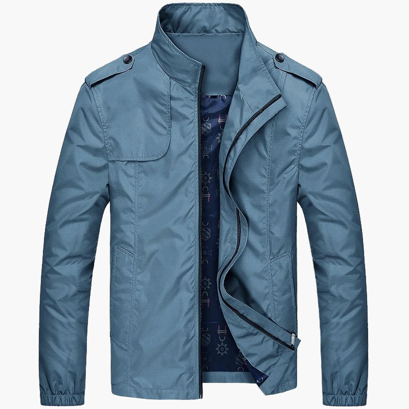 Herren Cargojacke Leicht Modern Outdoor Freizeitjacke mit Taschen