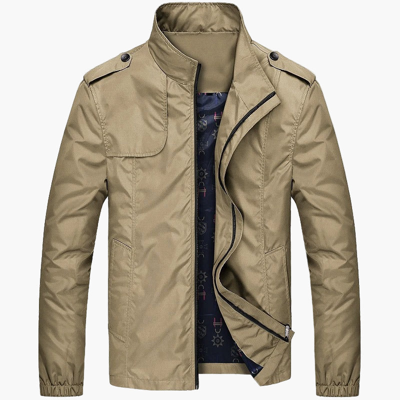 Herren Cargojacke Leicht Modern Outdoor Freizeitjacke mit Taschen
