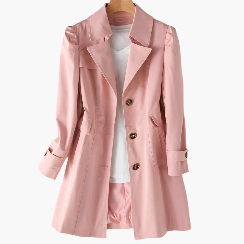 Damen Trenchcoat Elegant – Stilvoller Mantel für Alltag, Business & Freizeit