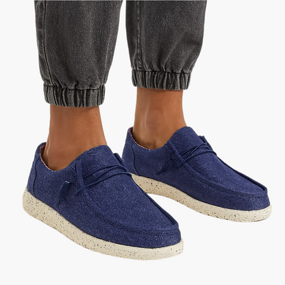 Herren Slip-On Loafer für Freizeit und Alltag – Komfortabler Canvas Slipper